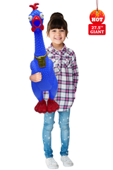 Giant Hug Me Chicken Orange - Over 2 Feet tall, Screams for up to 45 seconds! (Orange)