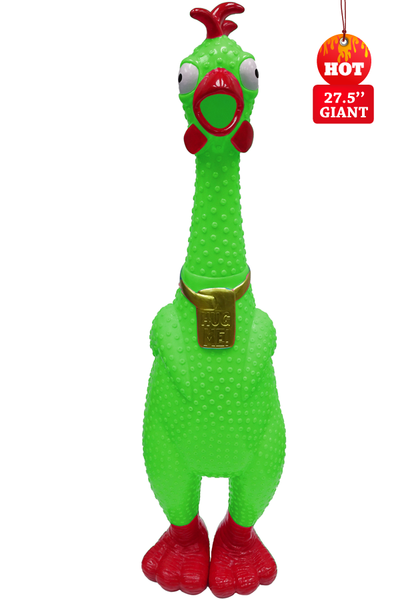 Giant Hug Me Chicken Green - Over 2 Feet tall, Screams for up to 45 seconds! (Green)