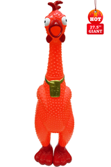 Giant Hug Me Chicken Red - Over 2 Feet tall, Screams for up to 45 seconds! (Red)