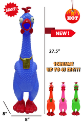 Giant Hug Me Chicken Green - Over 2 Feet tall, Screams for up to 45 seconds! (Green)